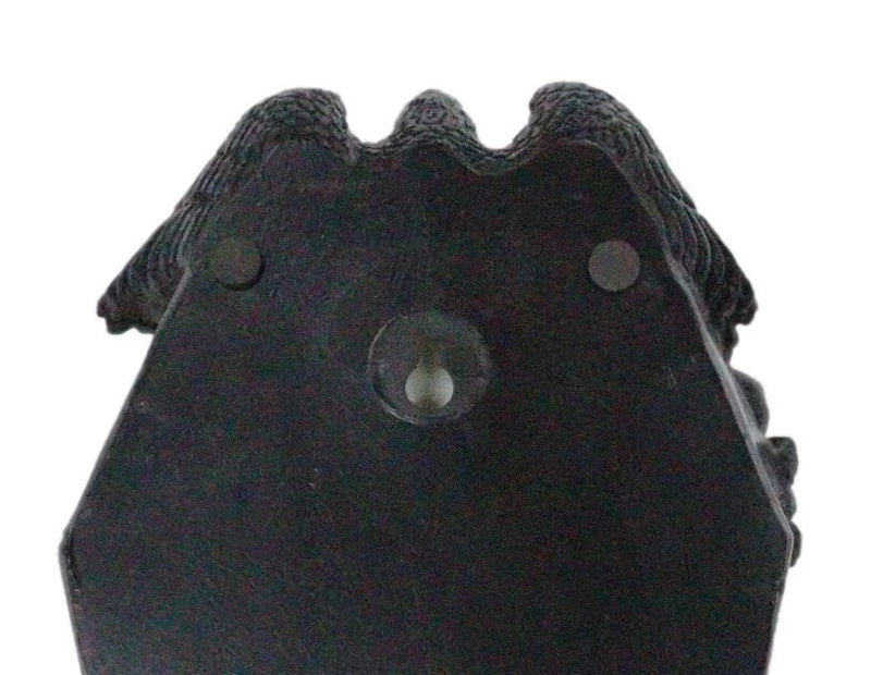 Gothic Raven Crows On Graveyard Tomb Coffin Headstone Black Roses Wall Decor-3