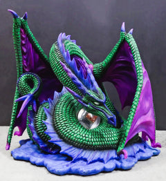 Myths And Legends Nephtali Water Elemental Iridescent Aqueon Dragon Figurine-1