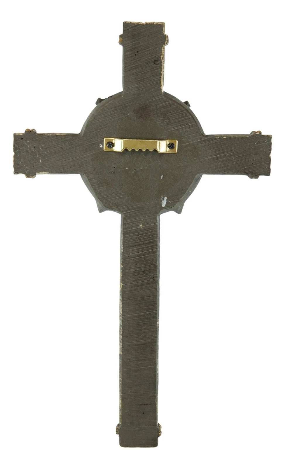 Set Of 3 Rustic Western Star Horseshoe Cowboy Horse And Pistols Wall Crosses-4