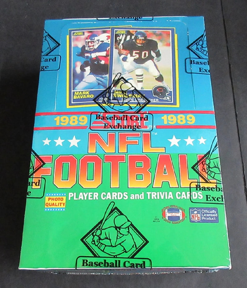 1989 Score Football Unopened Box (FASC)-1