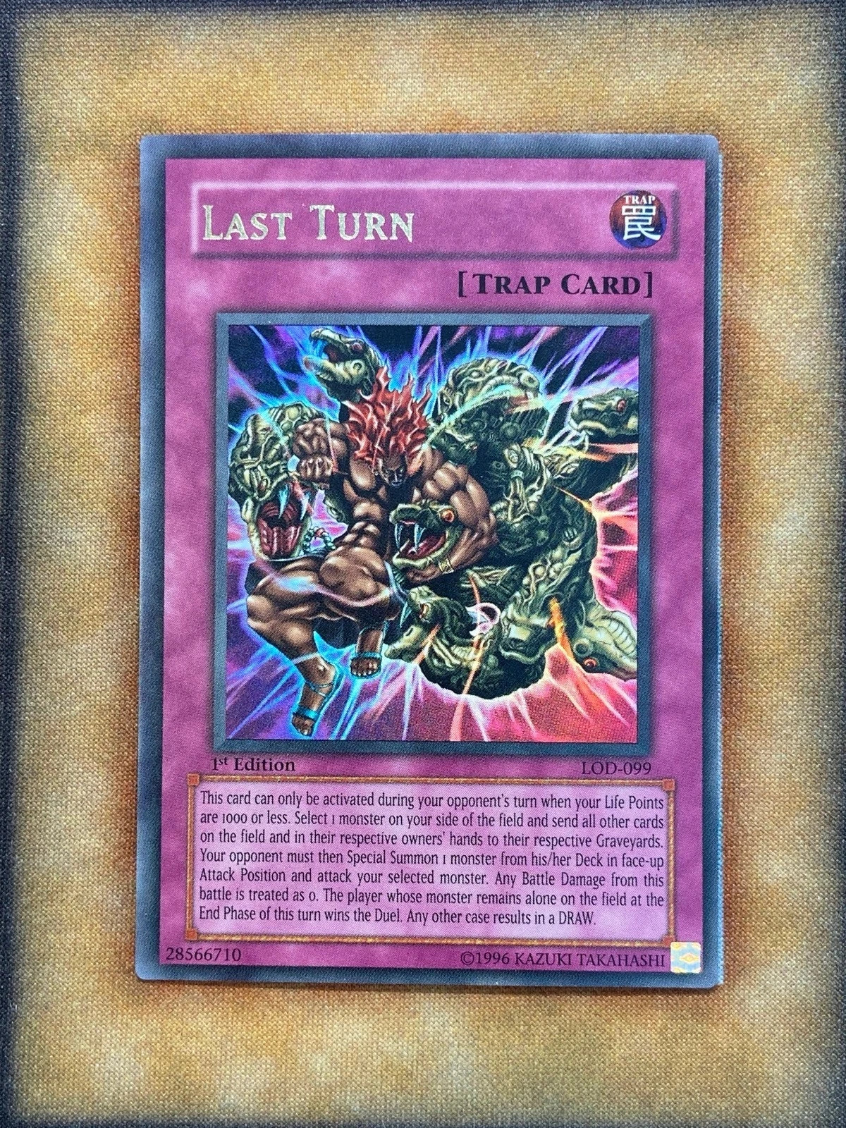 Yugioh Last Turn LOD-099 Ultra Rare 1st Ed NM