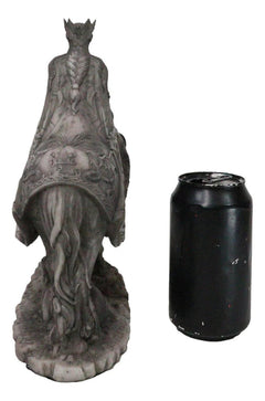 Celtic Moon Goddess Rhiannon Riding Horse in Arberth Clay Finish Figurine-3