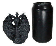 Goat of Mendes See Hear Speak No Evil Devil Baphomet Gargoyle Set of 3 Figurines-5