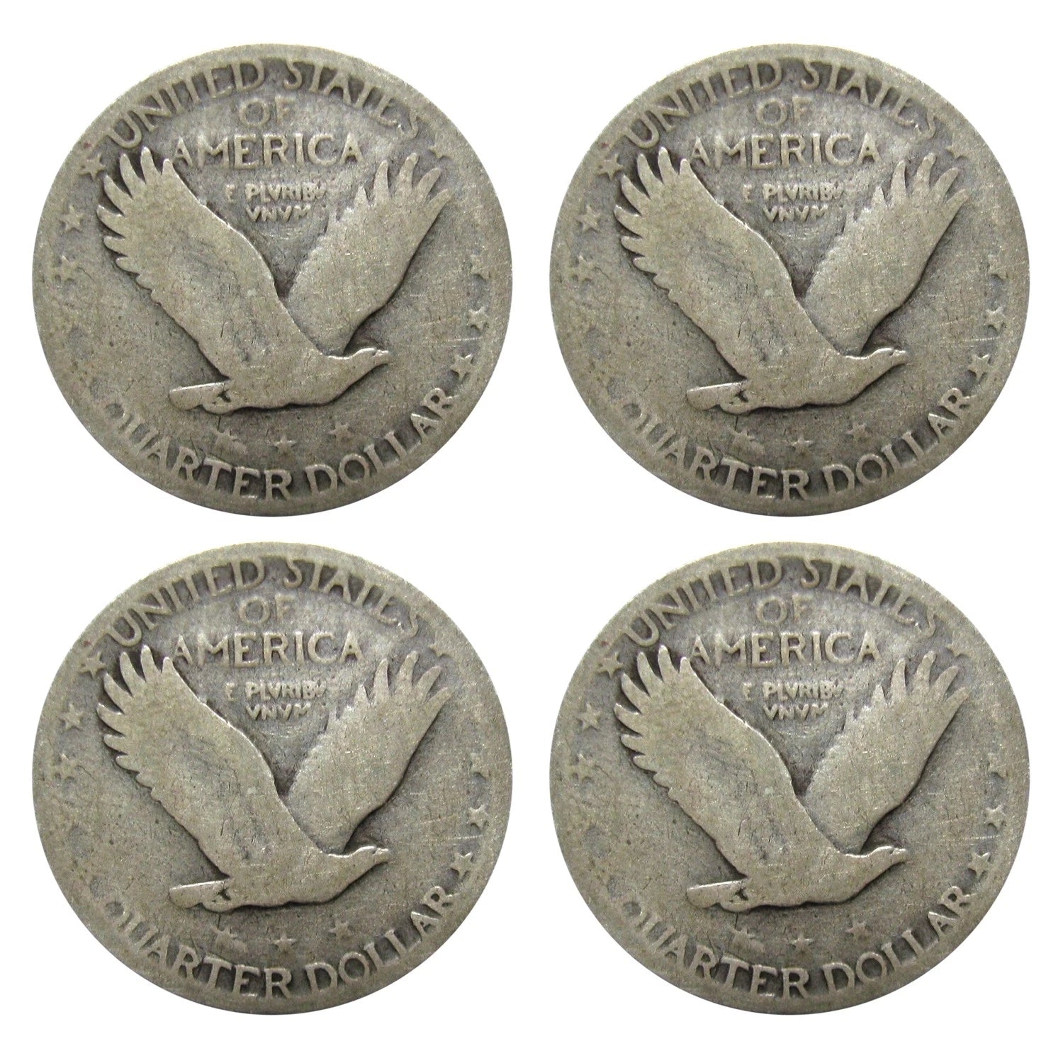 $1 Face - 90% Silver Standing Liberty Quarters Circulated - Random Date-3