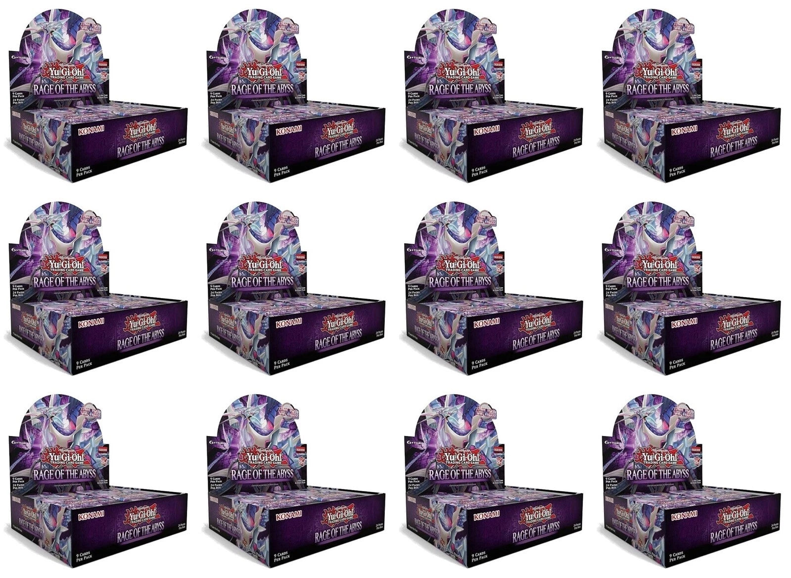 Yugioh Rage of The Abyss Booster CASE (12 BOXES) Factory Sealed 1st Edition-1