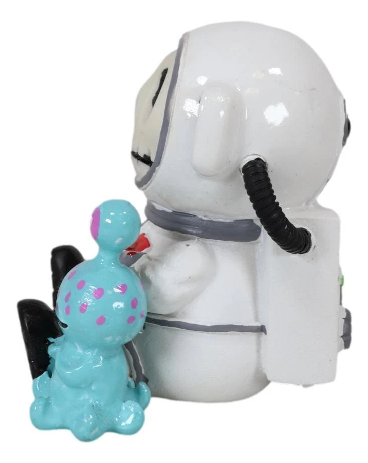Furrybones Cosmo The Space Explorer Astronaut With ET Alien Furry Bone Figurine-6