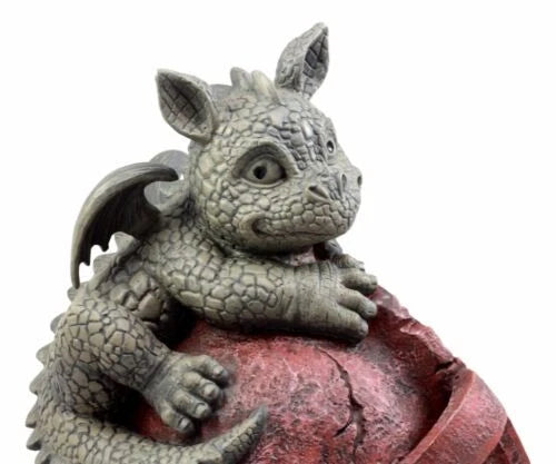 Playful Climbing Dragon Baby Planter Pot Home Patio Garden Decor Statue 12.5"H-8