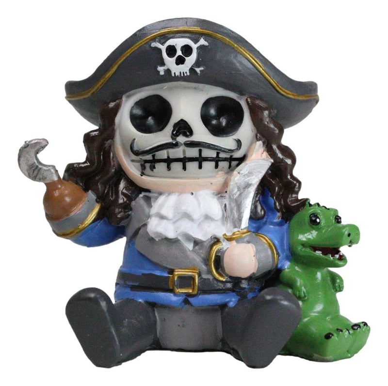 Furry Bones Arrr Matey Villain Pirate Captain Hook Peter Pan Figurine Furrybones-2
