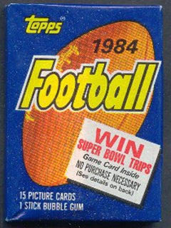 1984 Topps Football Unopened Wax Pack-1