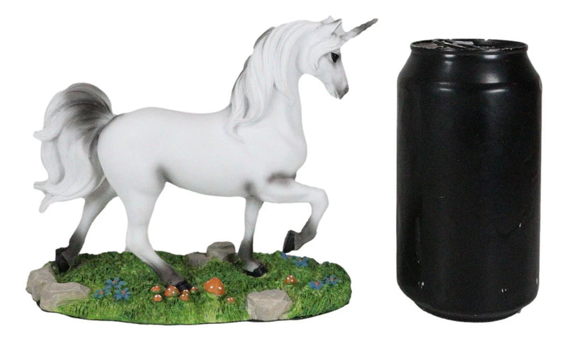 Enchanted Forest Glade Strolling Unicorn Figurine Decorative Statue 6.75"Long-6