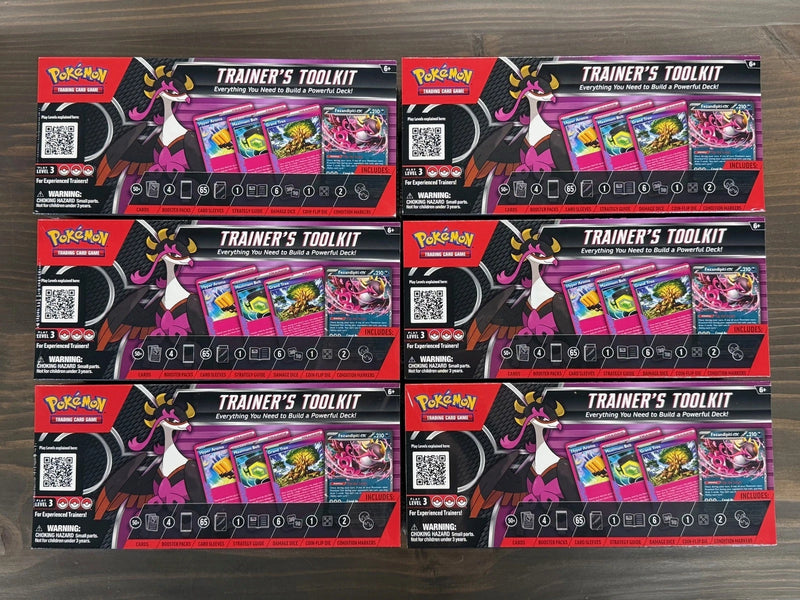 Pokemon Pokemon 2025 Trainer's Toolkit Factory Sealed Case (6 Boxes)-1