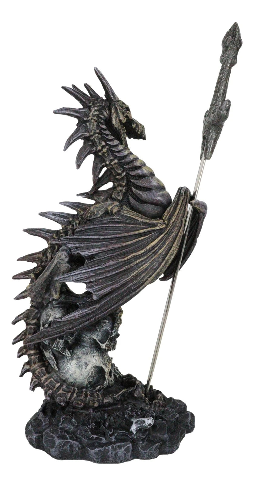 Litche Blade Ruth Thompson Skeleton Dragon Statue With Letter Opener Knife Decor-7