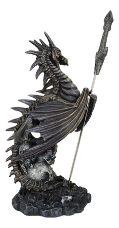 Litche Blade Ruth Thompson Skeleton Dragon Statue With Letter Opener Knife Decor-7