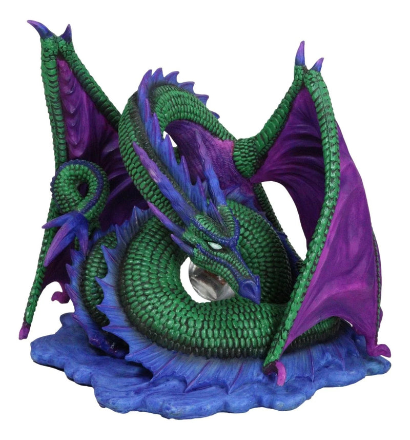 Myths And Legends Nephtali Water Elemental Iridescent Aqueon Dragon Figurine-5