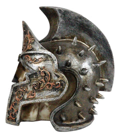 Roman General Maximus The Gladiator Helmet Centurion Warrior Skull Figurine-2