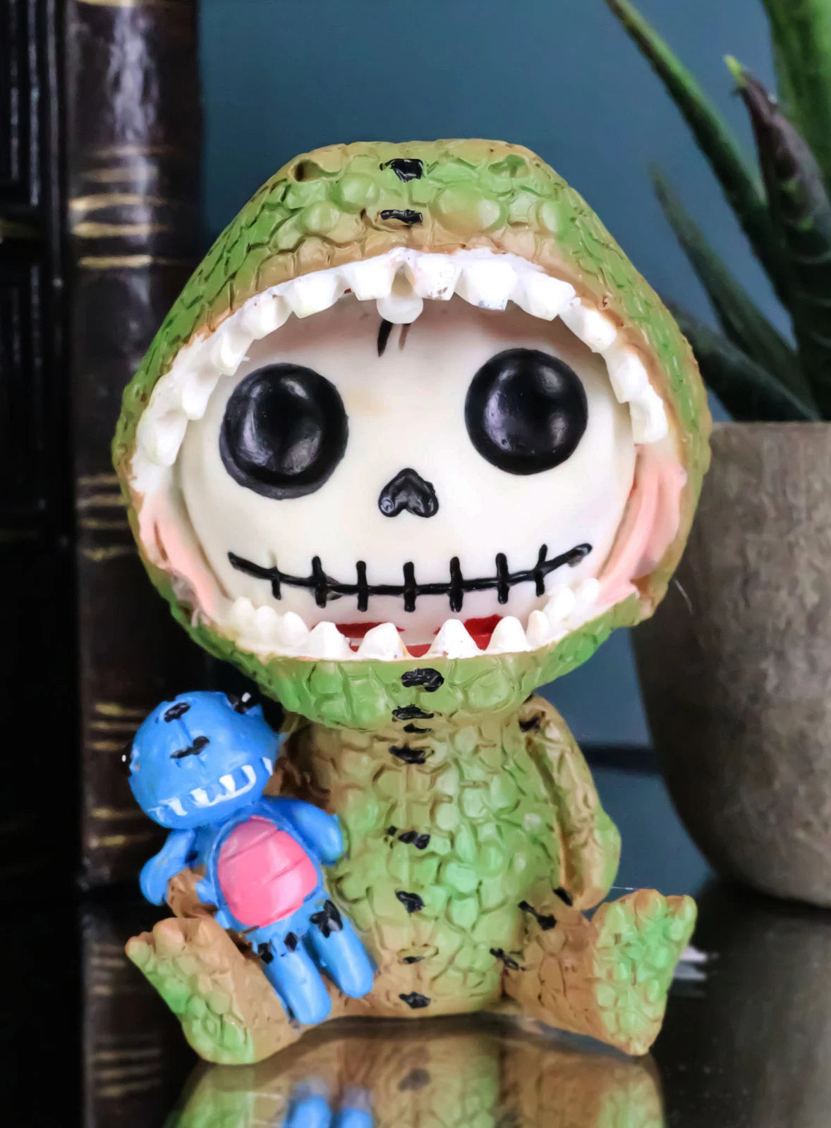 Tyrannosaurus Rex Dinosaur Furrybones Figurine 3"Tall Furry Bones T-Rex Skeleton