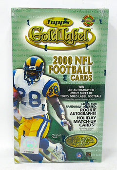 2000 Topps Gold Label Football Box (HTA) (24/5)-1