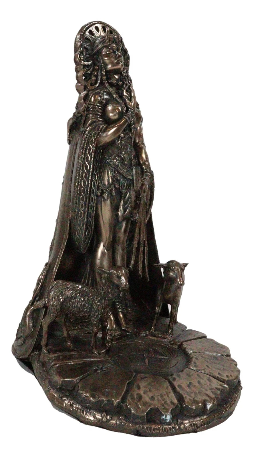 Celtic Goddess of Fire Brigid Statue Patroness Of Hope Poetry Livestock Healing-7