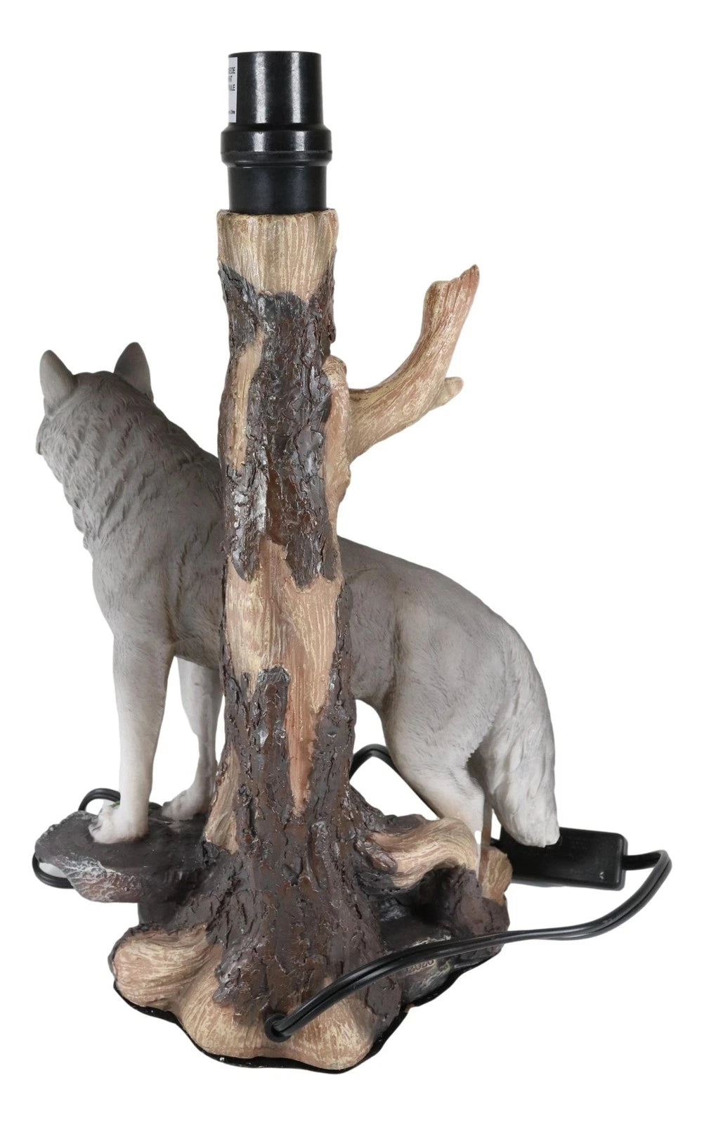 Alpha Gray Wolf Twilight Lone Hunter Wildlife 20"H Desktop Table Lamp Decor-4