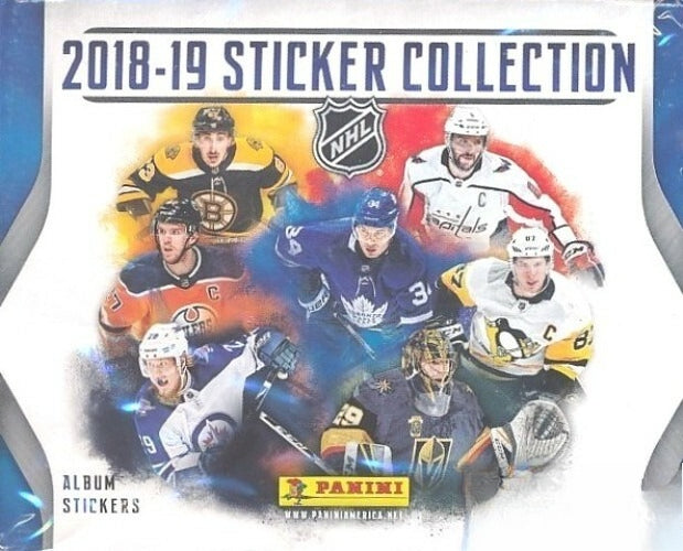2018/19 Panini Hockey HUGE Factory Sealed 50 Pack Sticker Box-250 MINT Stickers!