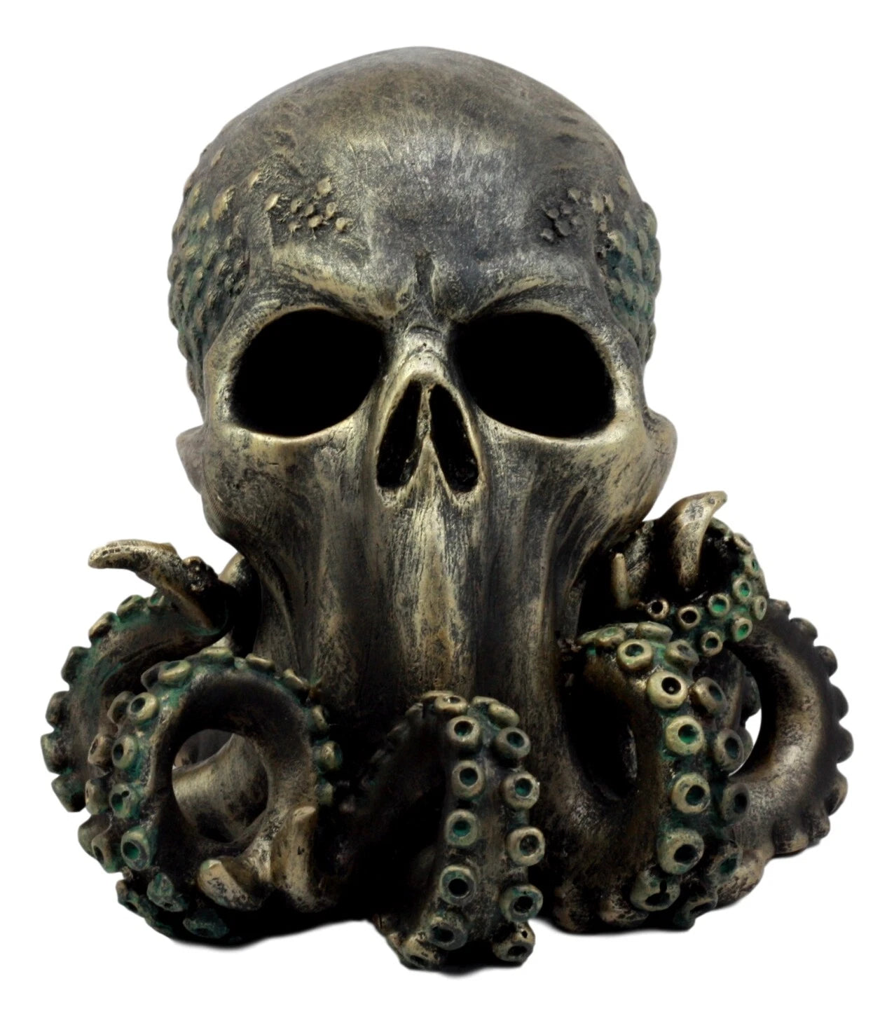 Ocean Monster Terror Kraken Cthulhu Skull Figurine 6"H Mythical Giant Octopus-5