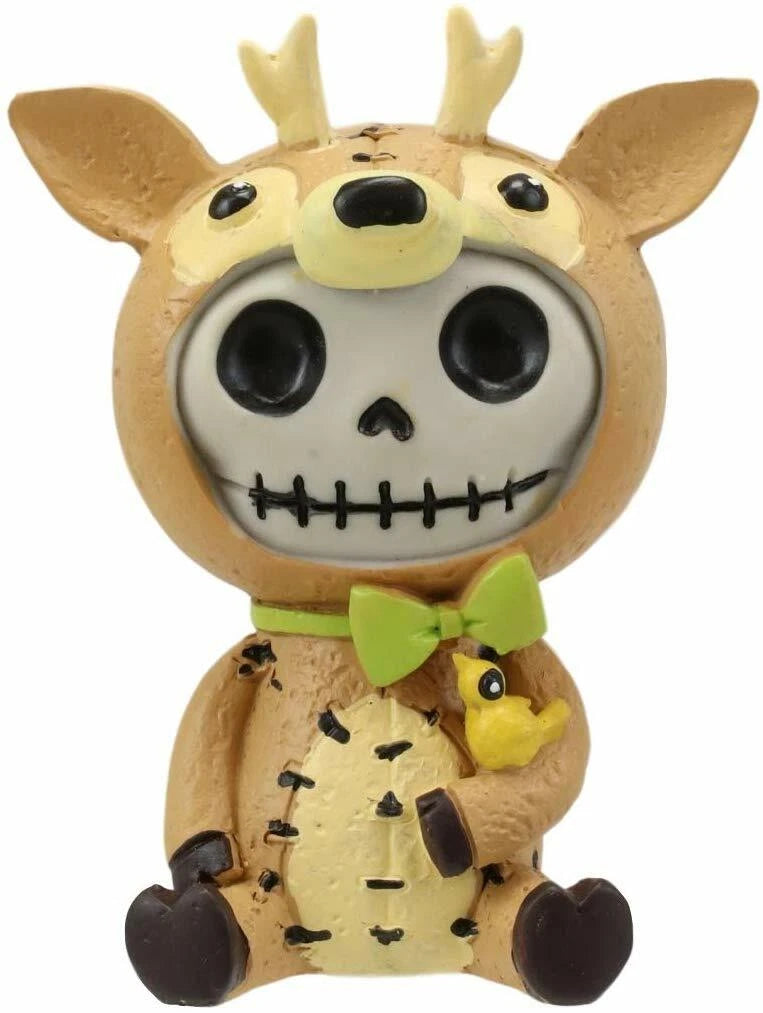 Furrybones John The Reindeer Skeleton Figurine 2.75"H Christmas Decor-5
