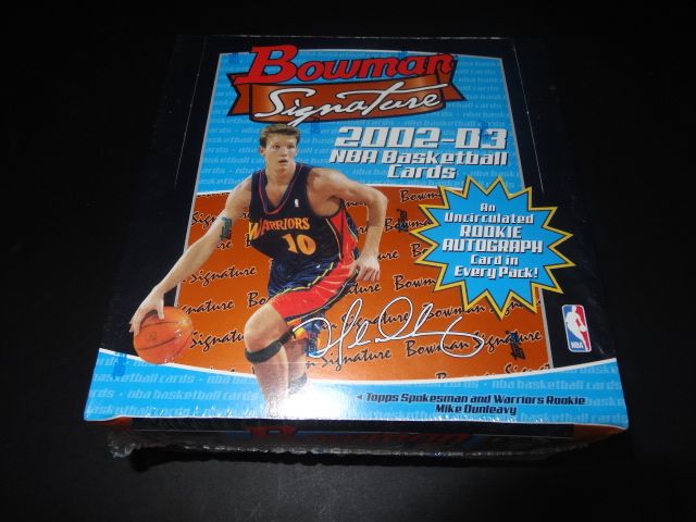 2002/03 Bowman Signature Basketball Box (Hobby) (6/6)