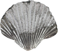 Silver Filigree Capiz Green Nautical Sea Shell Clams 3 Sizes Set Wall Decors-3