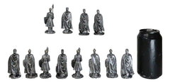 Medieval Castle Fortress Display Stand And 12 Mini Crusader Knights Figurine Set-5