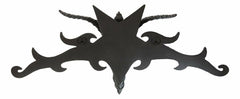 Large 34"W Sabbatic Goat Baphomet Head Wall Decor Overdoor Door Pediment-5