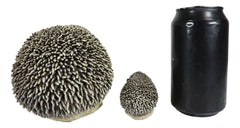 Set Of 2 Wildlife Animals Realistic Mother Hedgehog With Baby Hoglet Figurines-4