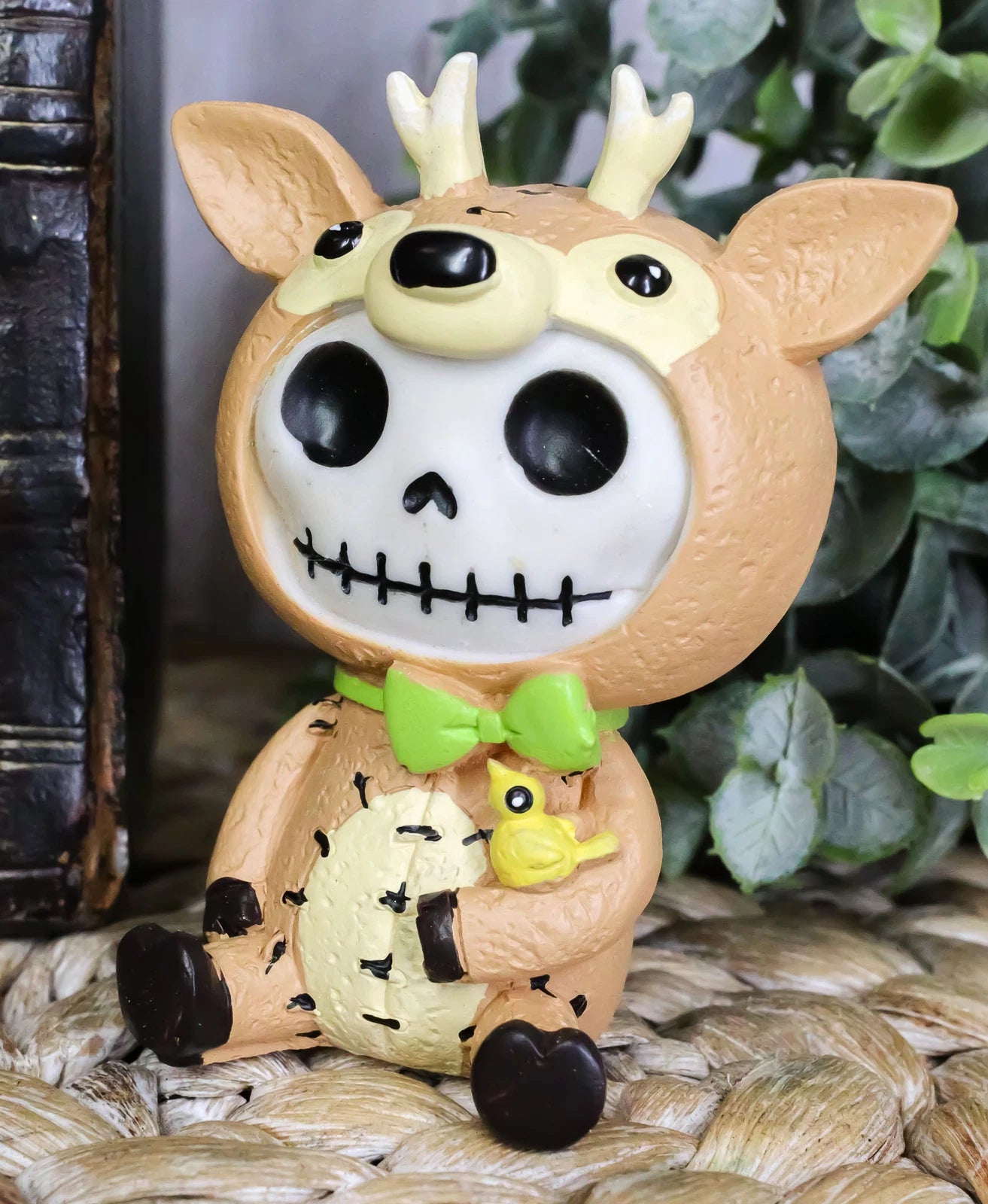 Furrybones John The Reindeer Skeleton Figurine 2.75"H Christmas Decor