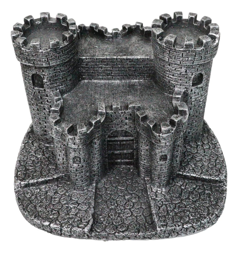 Gothic Medieval Windsor Stonewall Castle Fortress Miniature Display Stand 5"H-7