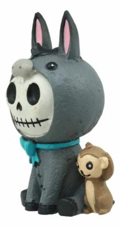 Furrybones Quixote Donkey Monkey Costume Skeleton Monster Sit Ornament Figurine-5