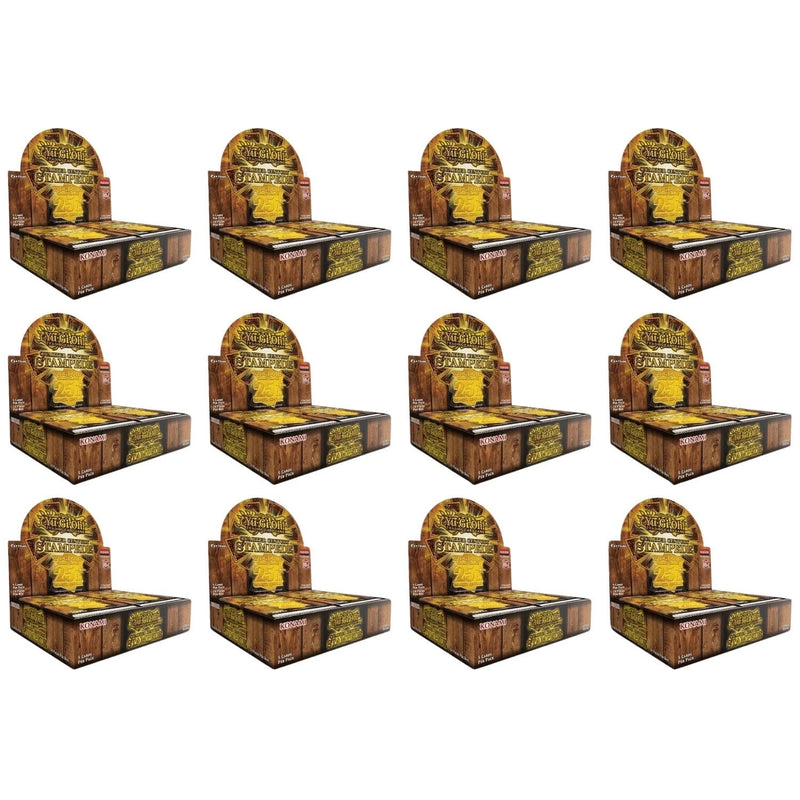 Yugioh Quarter Century STAMPEDE Booster Case (12 Boxes) Factory Sealed-1