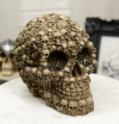 Ghost Whisper Lost Souls Skull Statue Figurine Sculpture 5.5" Long-1