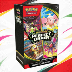 Pokémon TCG Mega Evolution Perfect Order ME3 Booster Bundle 6 Booster Packs English Edition Factory Sealed Collector Gift-1