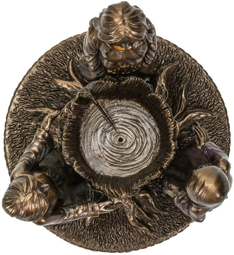 Triple Goddess Candle Holder, Mother Maiden Crone Figurine Home Decor for Living Room, Bedroom, Meditation Space, Witchcraft, Pagan, or Spiritual Display-5