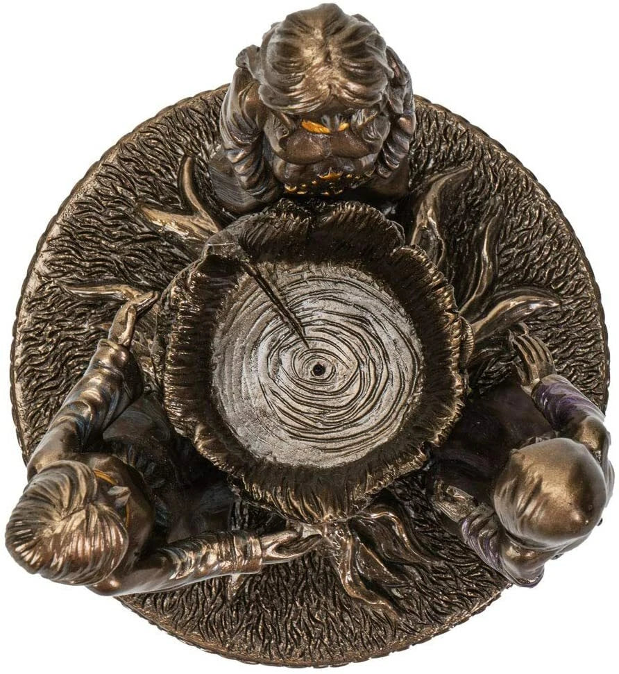 Triple Goddess Candle Holder, Mother Maiden Crone Figurine Home Decor for Living Room, Bedroom, Meditation Space, Witchcraft, Pagan, or Spiritual Display-5