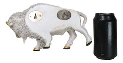 Native American Sacred White Bison Buffalo Decorative Wall Sculpture Relief-5