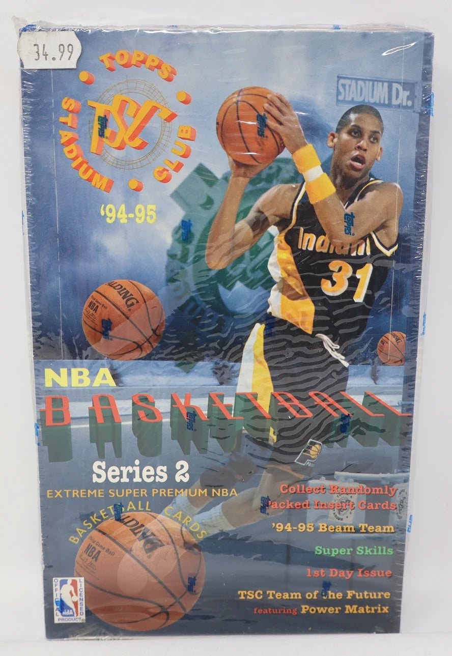 1994/95 Topps Stadium Club Basketball Series 2 Box (24/12)-1