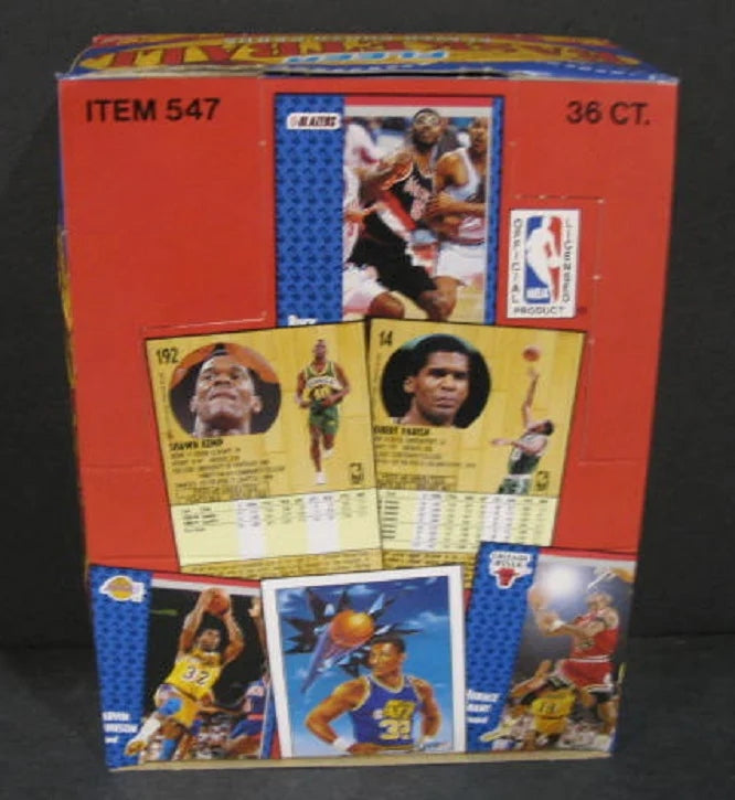 1991/92 Fleer Basketball Series 1 Wax Box-1