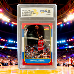 MICHAEL JORDAN 1996-97 Fleer ULTRA DECADE Excellence Tarjeta de novato #U4 GEM MINT 10-1