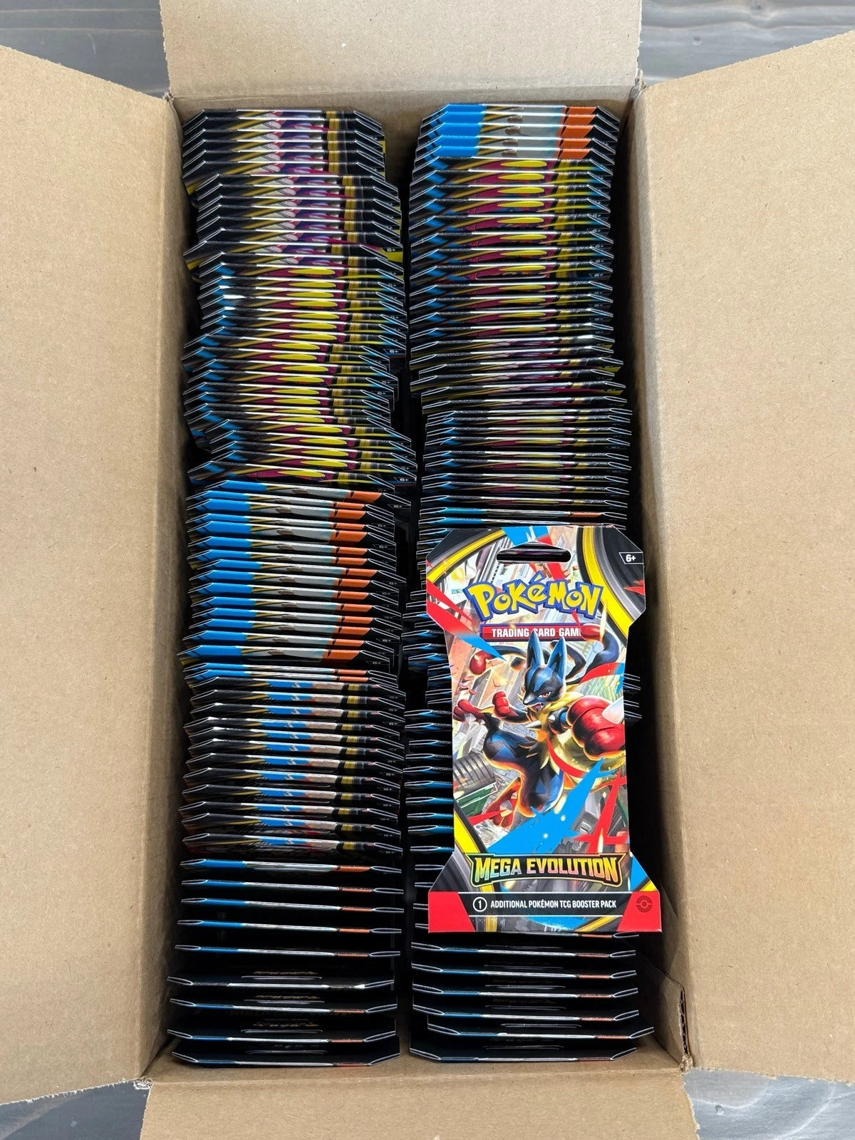 Pokemon Mega Evolutions ME01 Sleeved Factory Sealed Case (144 PACKS) BRAND NEW!