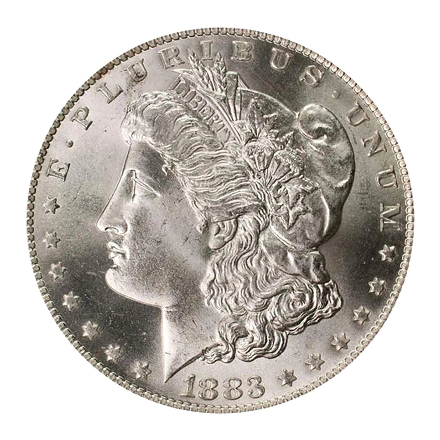 1883 O Morgan Silver Dollar $1 Brilliant Uncirculated BU 90% Silver-2