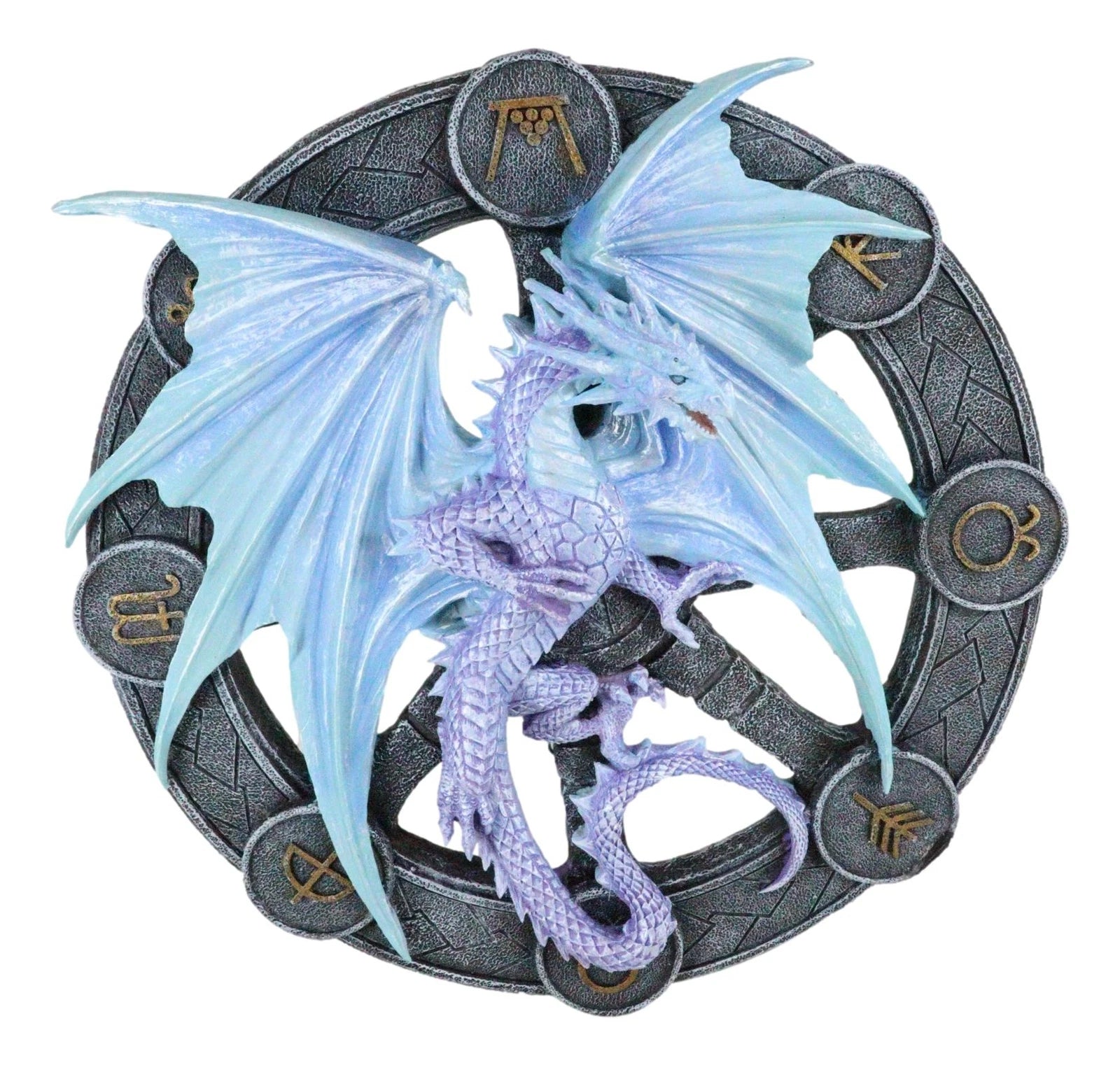 Yule Drake Winter Solstice Wheel of The Year Sabbats Of The Dragon Wall Decor-6