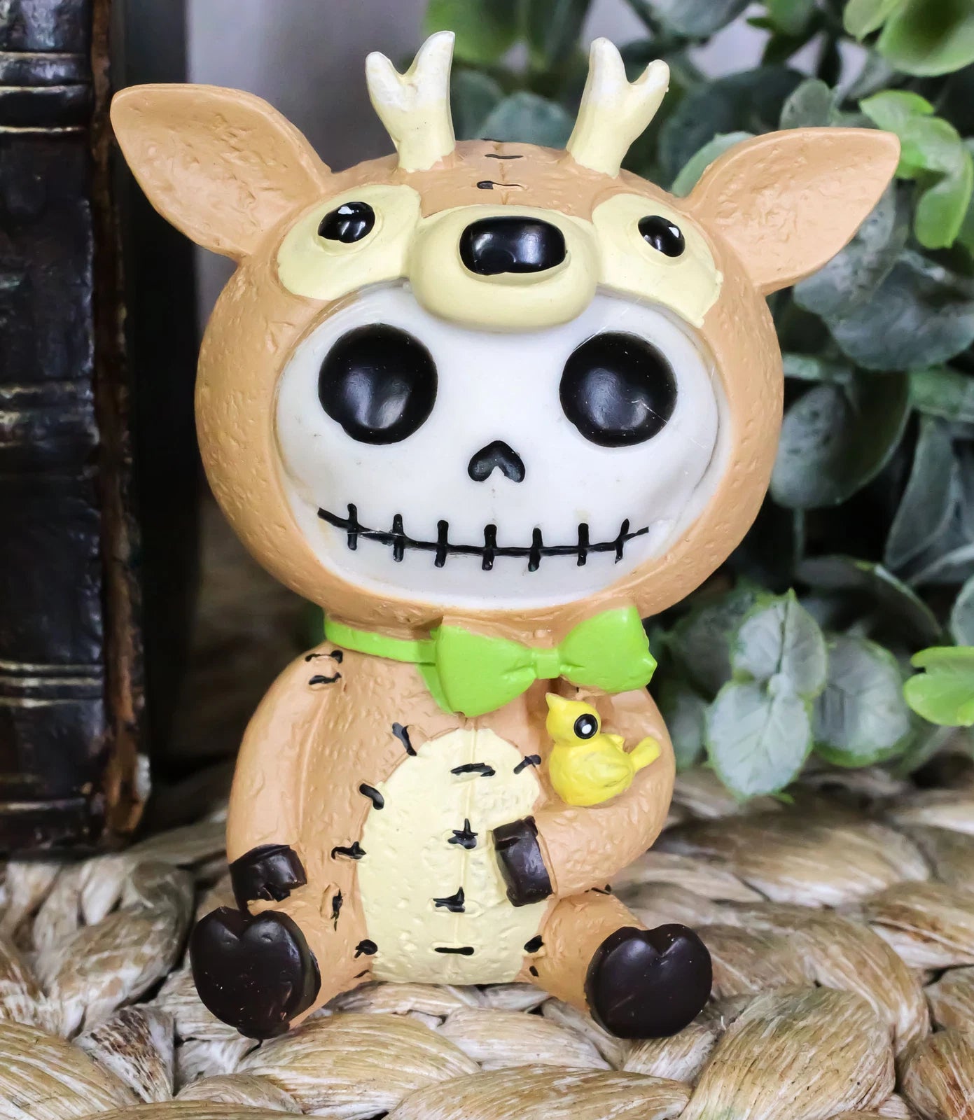 Furrybones John The Reindeer Skeleton Figurine 2.75"H Christmas Decor