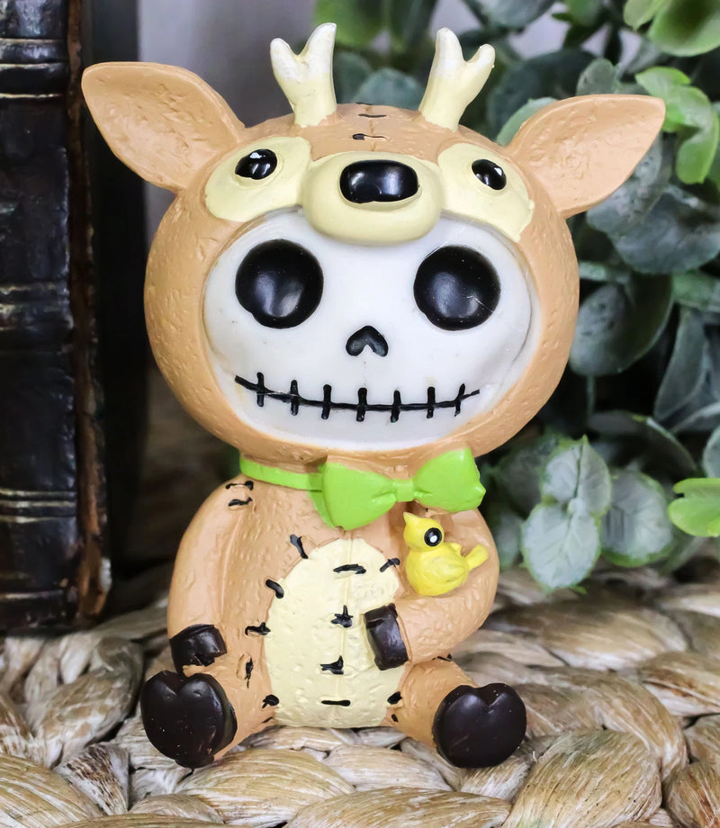 Furrybones John The Reindeer Skeleton Figurine 2.75"H Christmas Decor-1