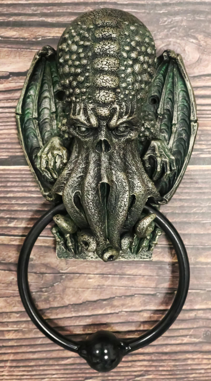 Nautical Ocean Monster Cthulhu Kraken Octopus Door Knocker Sculpture