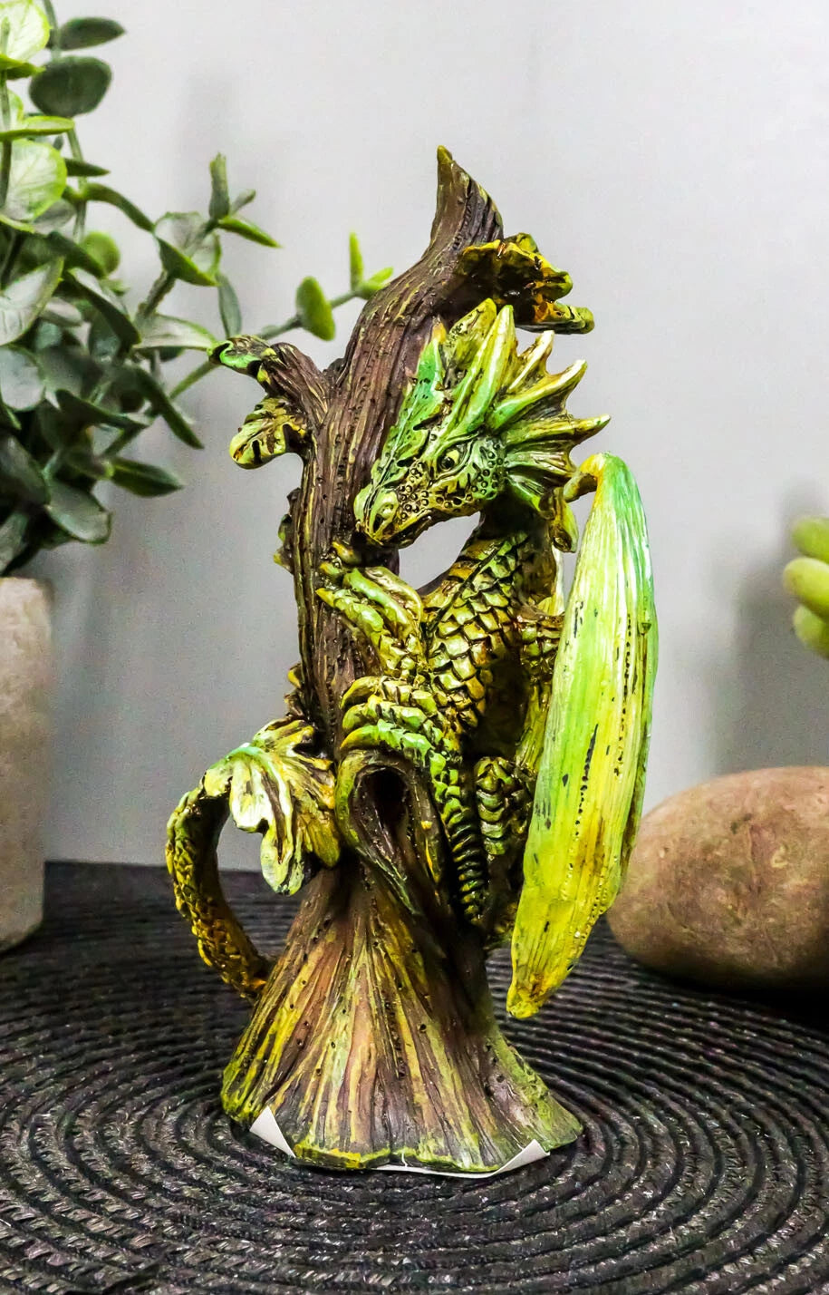 Dryad Gaia Tree Ent Earth Dragon Baby Wyrmling 5.25"H Figurine Anne Stokes